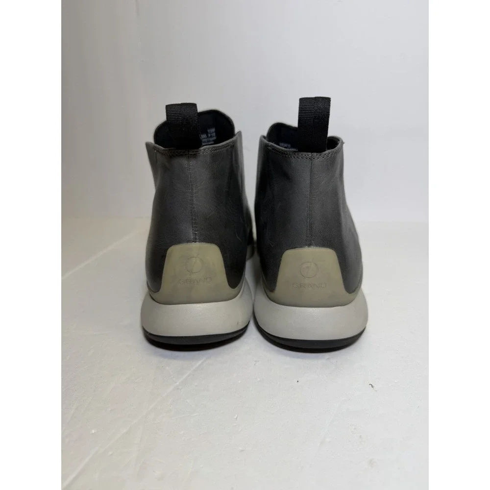 COLE HAAN 3.0 Zerogrand Chelsea‎ Gray Waterproof Leather Men's - Size 13M